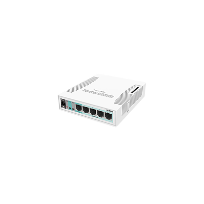 MikroTik RB260GS 5-Port GbE SFP SwOS Desktop Smart Switch Plastic Case