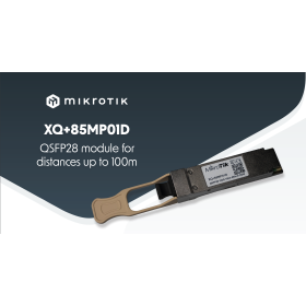 XQ+85MP01D MikroTik XQ+85MP01D QSFP28 Module - 100 Gbps, 100m Range | Optical Connectivity