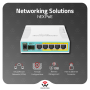 MikroTik RB960PGS hEX PoE-5 Port GbE 4x PoE-Out SFP Outdoor Router