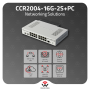 MikroTik CCR2004-16G-2S+PC | Silent High-Performance Router