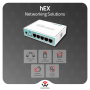MikroTik RB750Gr3 hEX 5-Port GbE Dual-Core Desktop Router USB microSD