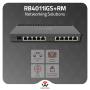 MikroTik RB4011iGS+RM 10-Port GbE Quad-Core Router SFP+ PoE Out Rack