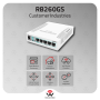 MikroTik RB260GSP | 5-Port Gigabit PoE Switch with SFP and SwOS