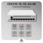 MikroTik CRS310-1G-5S-4S+IN | Compact Switch with 10G SFP+ and VLAN