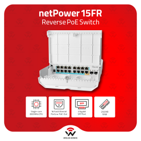 MikroTik netPower 15FR Outdoor Reverse PoE Switch