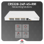 MikroTik CRS328-24P-4S+RM | 24 PoE Gigabit Ports & 10G SFP+ Switch