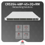 MikroTik CRS354-48P-4S+2Q+RM | 48-Port PoE Switch with 10G & 40G Ports