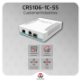 MikroTik CRS106-1C-5S | Smart Switch with 5x SFP Cages and Combo port