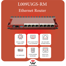 MikroTik L009UiGS-RM 8×GbE 2.5G SFP ROS v7 Router