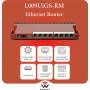 L009UiGS-RM: High-Speed Rackmount Router with PoE and 2.5G SFP