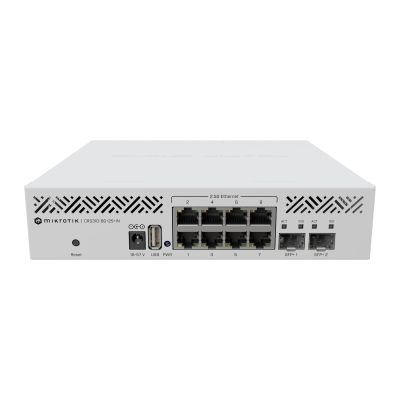 MikroTik CRS310-8G+2S+IN 8×2.5G 2×SFP+ Switch ROS