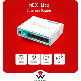 MikroTik hEX lite (RB750r2) | Affordable 5-Port Ethernet Router