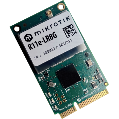 R11e-LR8G Add LoRa® Connectivity with Built-in GPS for MikroTik Device