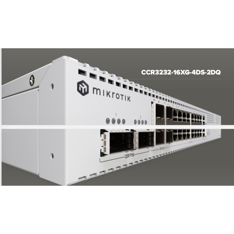 MikroTik CCR3232-16XG-4DS-2DQ – 200G/400G Cloud Core Router with