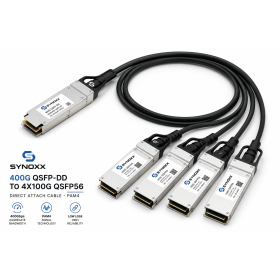 SYNOXX 400G QSFP-DD to 4x100G QSFP56 DAC Cable | EDQD400-4QPx