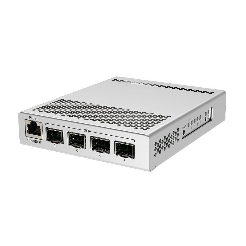 ルーター・ネットワーク機器 MikroTik CRS305-1G-4S+IN MikroTik CRS305-1G-4S+IN | Compact Switch with 4x 10Gbps SFP+ Ports