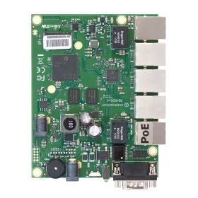 RB450Gx4 Ethernet Router: 5 Gigabit Ports, PoE-Out, Quad-Core CPU